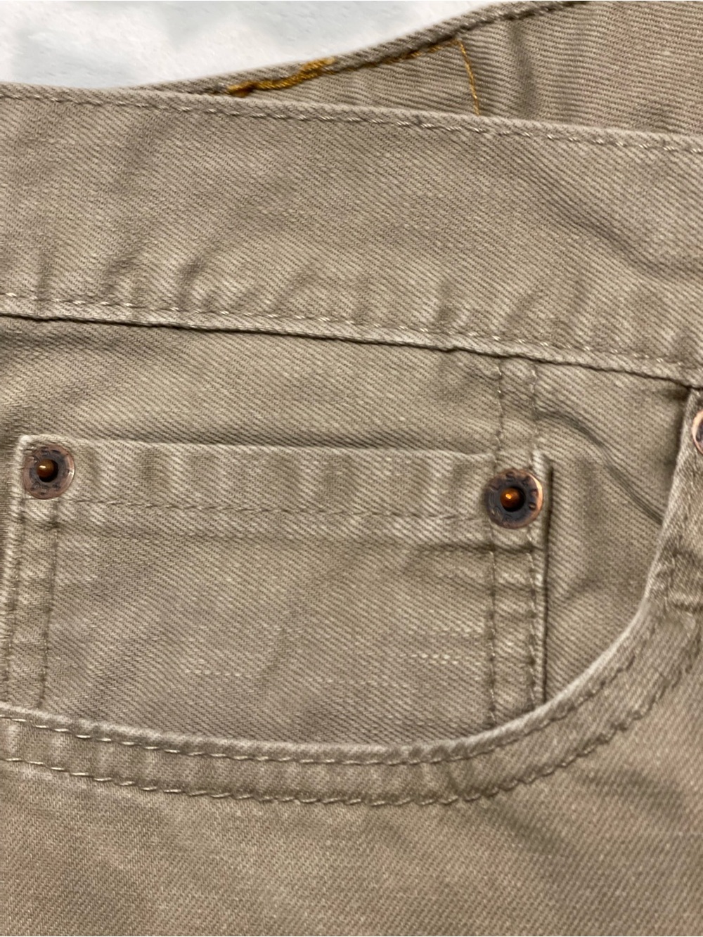 Levis 559 Relaxed Straight Jeans Adult 32 X 34Tan Mid Rise - Picture 8 of 9